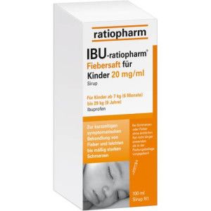 IBU-RATIOPHARM Fiebersaft für Kinder 20 mg/ml